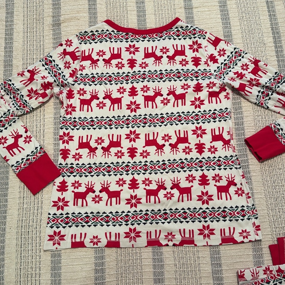 Hanna Anderson Women’s Christmas PJs in Dear Deer XL - Picture 5 of 7